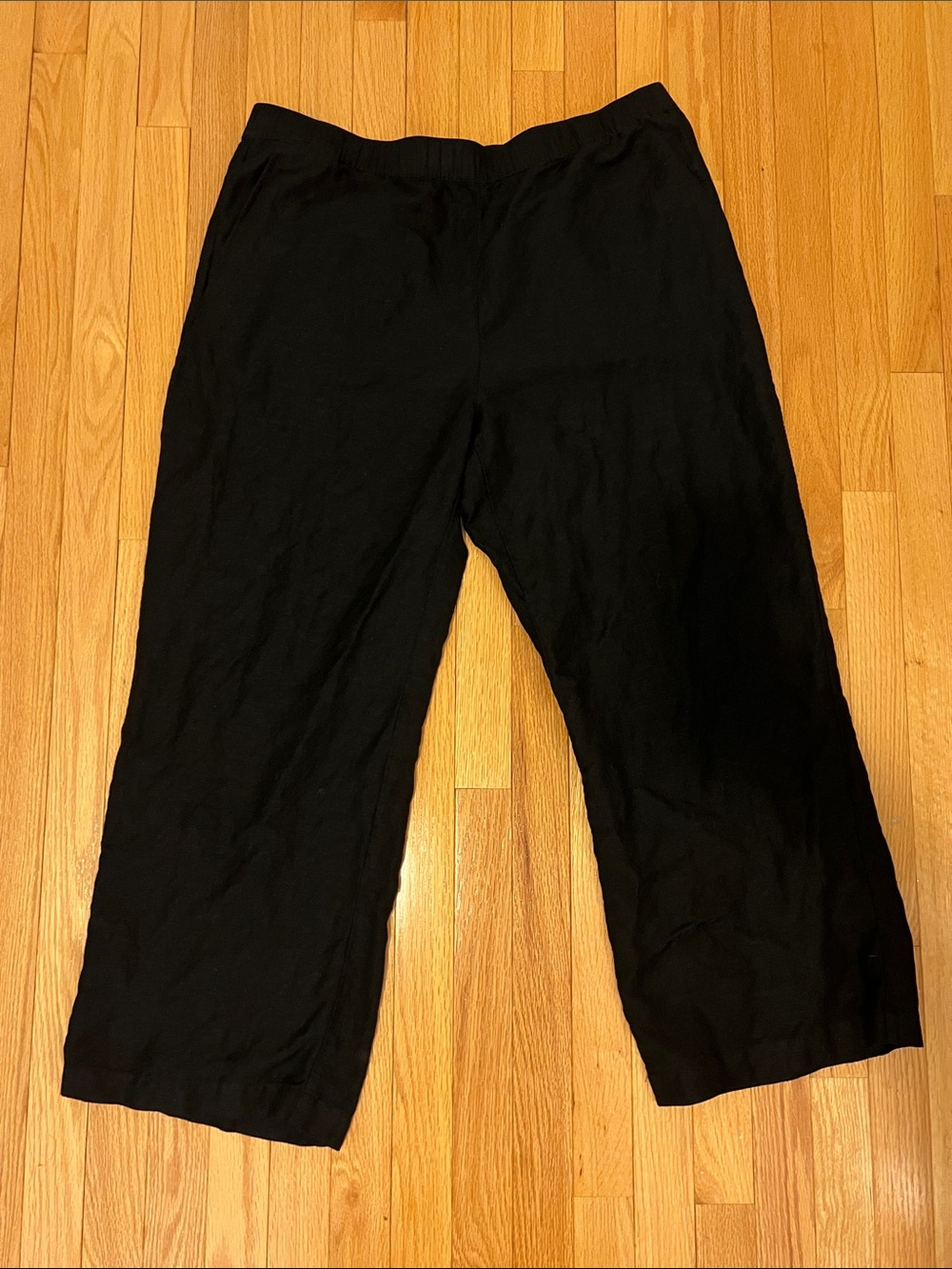 LOFT Black Wide-Leg + Khaki w/ Bow Women's Pants (see all photos!)